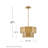 Facet Five-Light Convertible Hexagonal Two-Tier Pendant-94486976-94486977