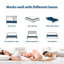Matelas en mousse viscoélastique gélifiée mi-ferme 8 po Alwyn Home-1080280200-1080280204