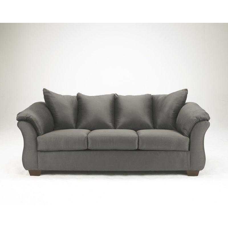Ensemble de salon 3 pièces Darcy, 100% polyester gris