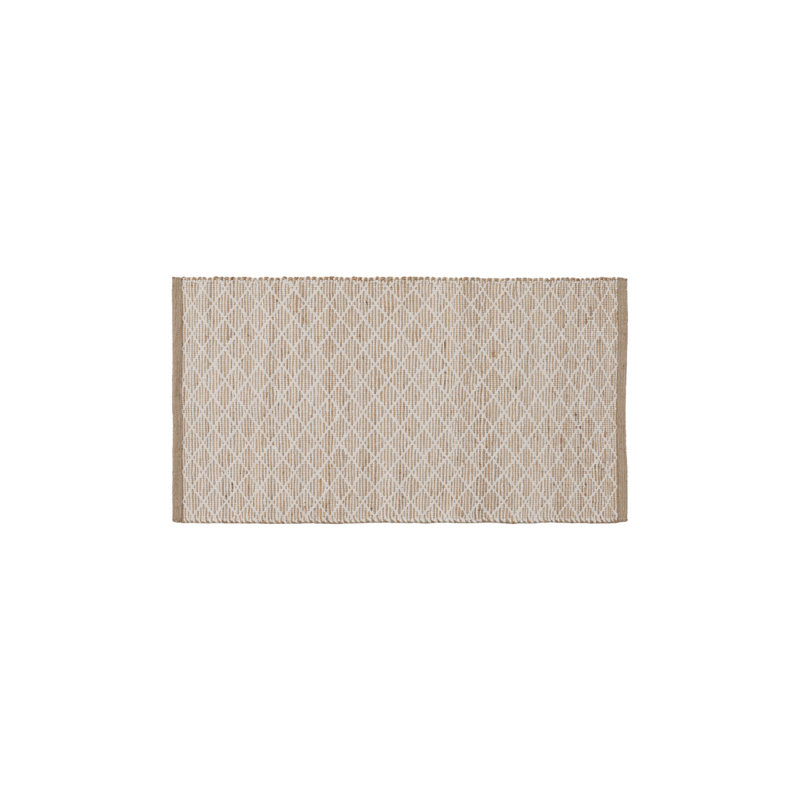 Aeilt Geometric Machine Braided Area Rug, Rectangle 80 x 150cm