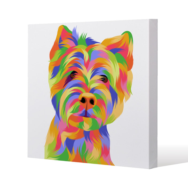 No Title by Andrew Lee - Wrapped Canvas Print