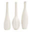 Ensemble de vases décoratifs minces à goulot en céramique avec motifs variés-34626395