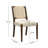 Modern Scandinavian Woven-Back Upholstered Dining Chair-120098133