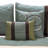 Green/Blue Microfiber 6 Piece Comforter Set-1419633393