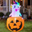 Licorne gonflable en citrouille
