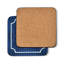Sous-verres en cuir crocodile Pimpernel 4 po x 4 po