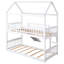 Lit simple superposé avec glissade - Option de chambre amusante et relaxante pour maximiser l'espace