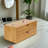 Bamboo Desk Organizer Tabletop Storage Box with 2 Drawers