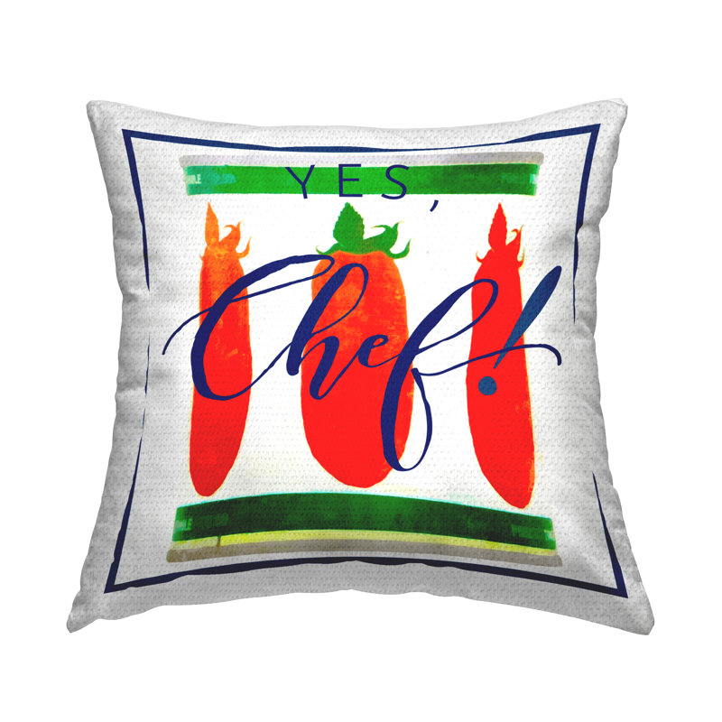 Coussin d'extérieur «Yes» par Graffitee Studios