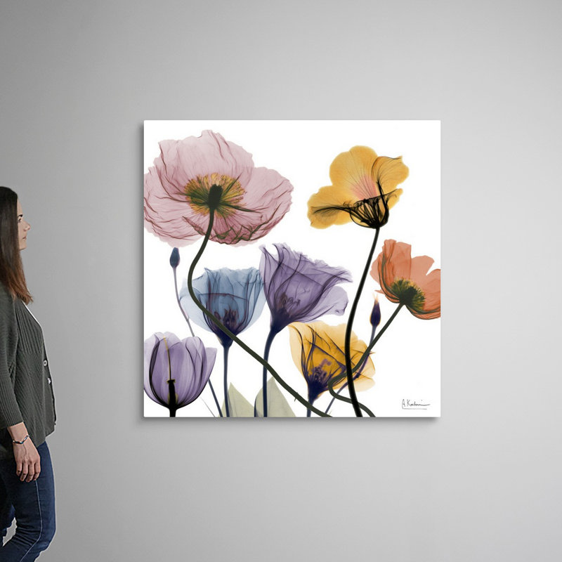 "Blissful Garden 2" par Albert Koetsier, reproduction d’art sur toile, H 48 po x l 48 po x P 1,25 po, Toile tendue