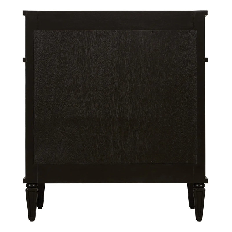 30" Charcoal Black Single Bathroom Vanity with Feathered White Quartz Top