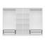 Raqual 100% MELAMINE COATED PARTICLE BOARD Wardrobe