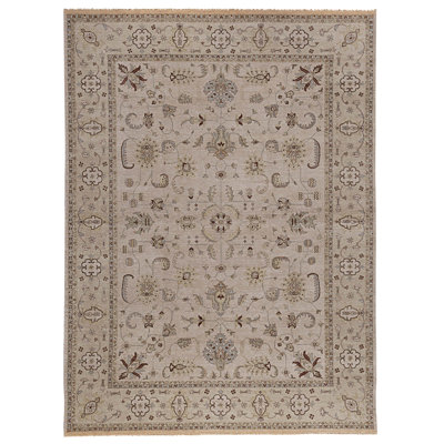 Tapis chameau noué à la main de haute qualité