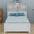 Platform Bed With Bookcase Headboard-162996886