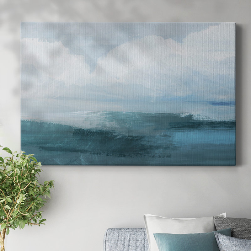 Azure Rising I-Gallery Wrapped Canvas, 24" H x 36" W