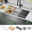 Évier de cuisine à simple cuve en acier inoxydable KRAUS® Kore-1901148865