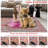 Braided Print Machine Washable Rug with Rubber Backing for Living Room Non-Slip Dining Room Rug Easy-Cleaning Floor Carpet for Bedroom-959500003