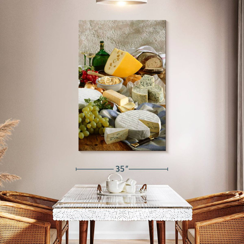 Yarlin Bavarian Cheeses, 51" H x 34" W