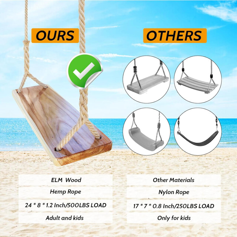 Textiles Hub Swing Set with