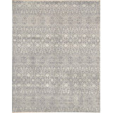 Hand-Knotted High-Quality Dark Blue Area Rug