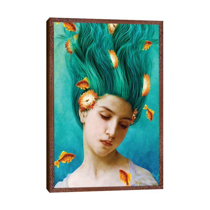 Sweet Allure by Diogo Verissimo - Floater Frame Print on Canvas, 66.04 cm H x 45.72 cm W, Brown Framed