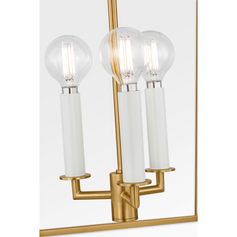 Carlyle Lantern, Burnished Brass, 87" H x 13.75" W  x 13.75" D, 3