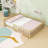 House Bed With LED Light,  Guardrails And Removable Roof-426283089-426283091