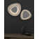 Abstract Panels 1 - Light LED Flush Mounted Sconce