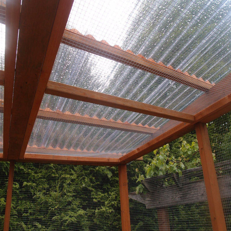 72" x 21" Clear Polycarbonate Roof Panel, Weatherproof Corrugated Sheet for Patio, Deck & Carport Cover
