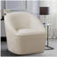 Fauteuil pivotant Anson Boucle
