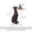 Table d'appoint géométrique en résine pour chien: style nordique