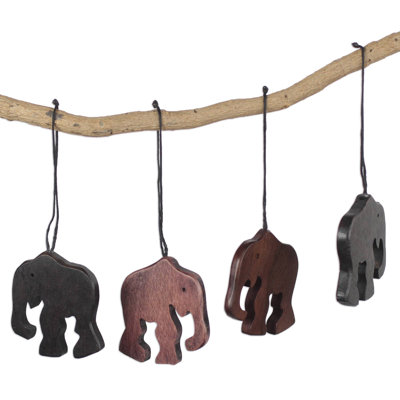 2.2'' Wood Hanging Figurine Ornament