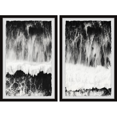 Loyola Chasing Waves by Marmont Hill - 2 Piece Single Picture Frame Print Set