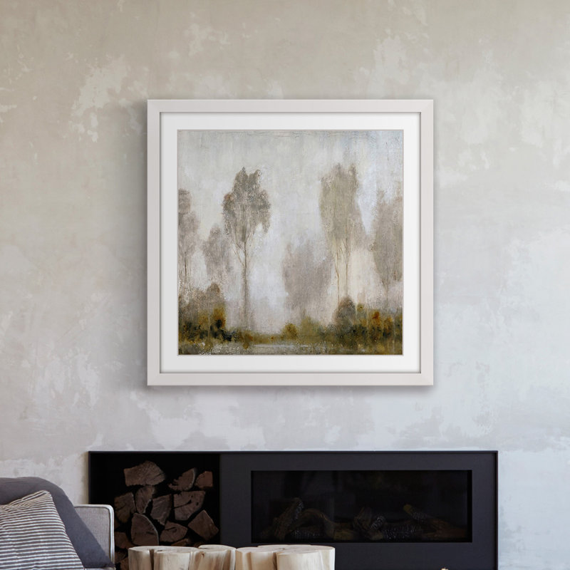 «Misty Marsh I», reproduction encadrée, H 18 po x l 18 po x P 1,5 po