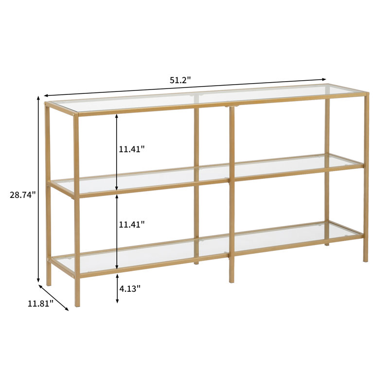 Console Kimberlye, H 28,74 po x l 51,18 po x P 11,81 po