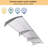 116.5" W x 37.8" D Convex Awning-43604488