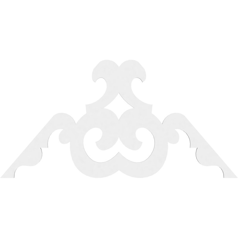 Pignon en PVC de qualité architecturale Benson, H 37,5 po x l 60 po x P 1 po, 14 / 12