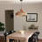 1-Light Rattan Lighting Fixture Handmade-899361886