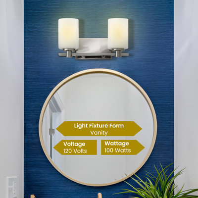 Luminaire élégant: meuble-lavabo de salle de bain 2 lumières Hinkley Karlie