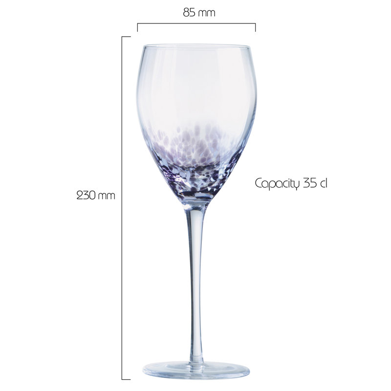 Speckle Wine Glasses