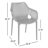Farrah Premium All-Weather Outdoor Stacking Dining Armchair-25400316