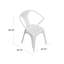 Chaise de bureau empilable Alazay-19047987-19047989
