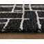 Tapis en laine touffeté à la main à motif géométrique noir / blanc Deandrey-1386221864