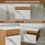 Meuble-lavabo simple mural 24 po 24 po