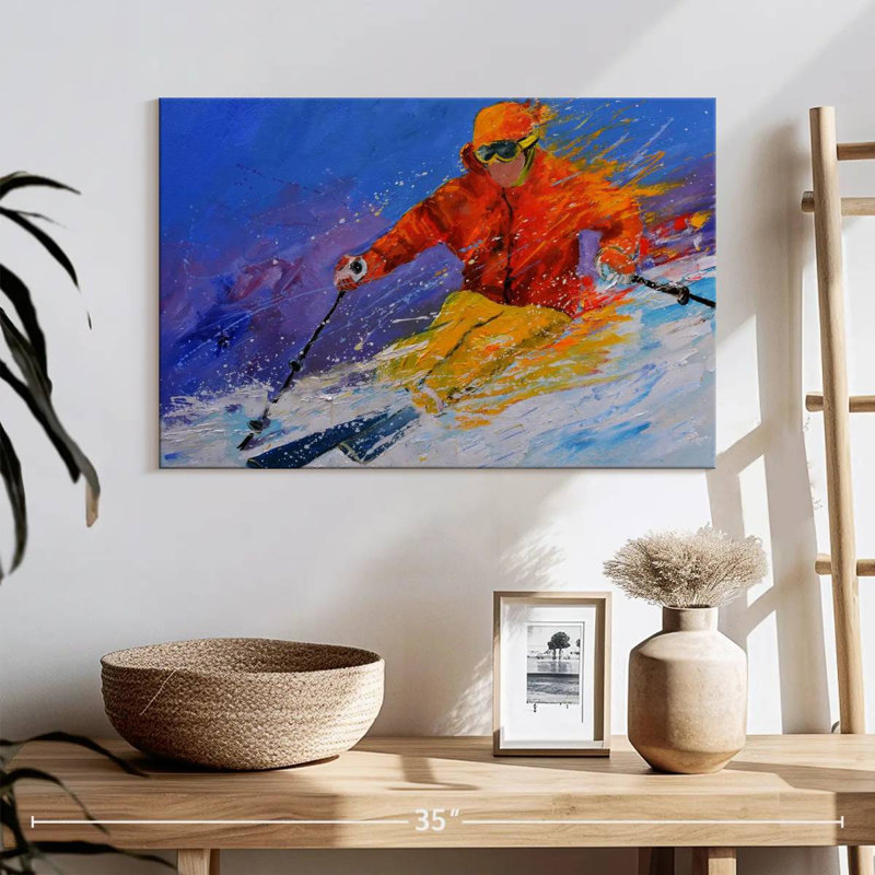 Sirci expert en ski, H 16 po x l 24 po