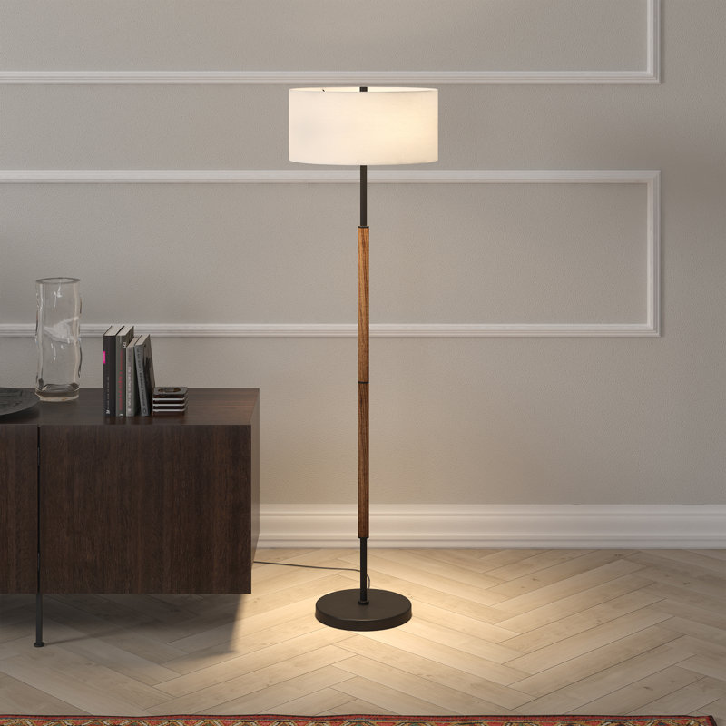 Lampe sur pied traditionnelle 62 po Simone