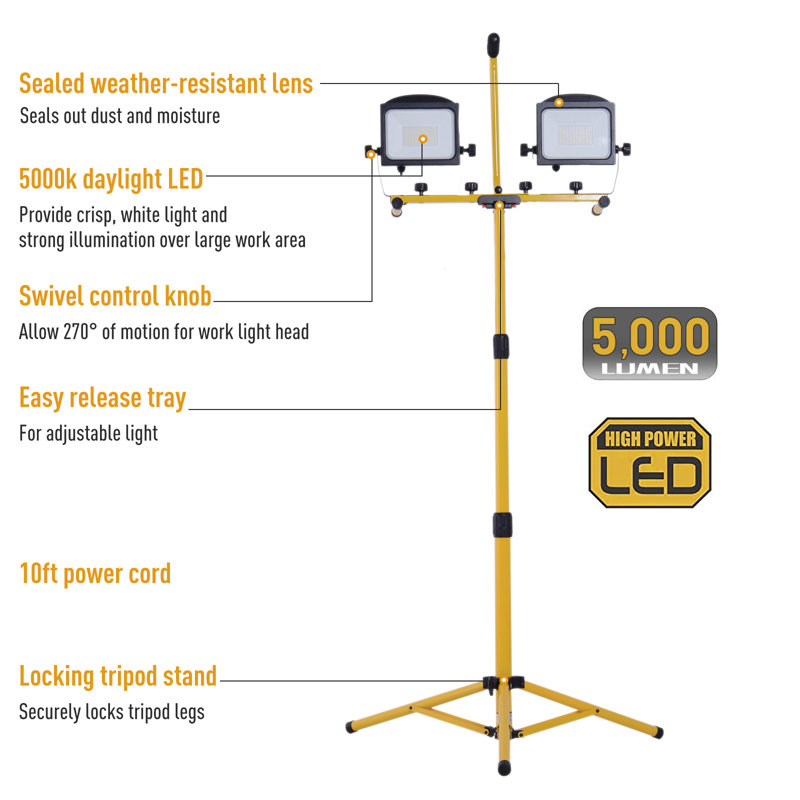 HomCom Outdoor LED Flood Light