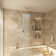 Ceiling Mounted Pressure Balanced Luxury Complete Shower System with Digital Display and Rough-in Valve