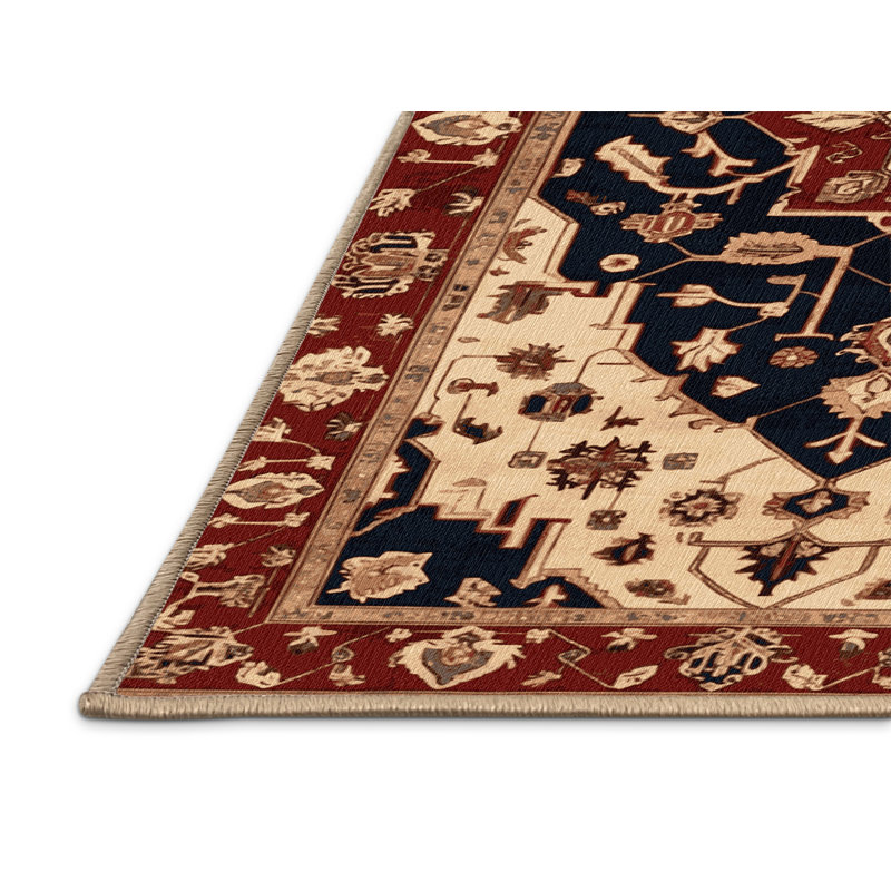 Tapis brun lavable à la machine