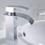 Chrome Bathroom Faucet,Faucet For Bathroom Sink, Single Hole Bathroom Faucet Modern Single Handle Vanity Basin Faucet